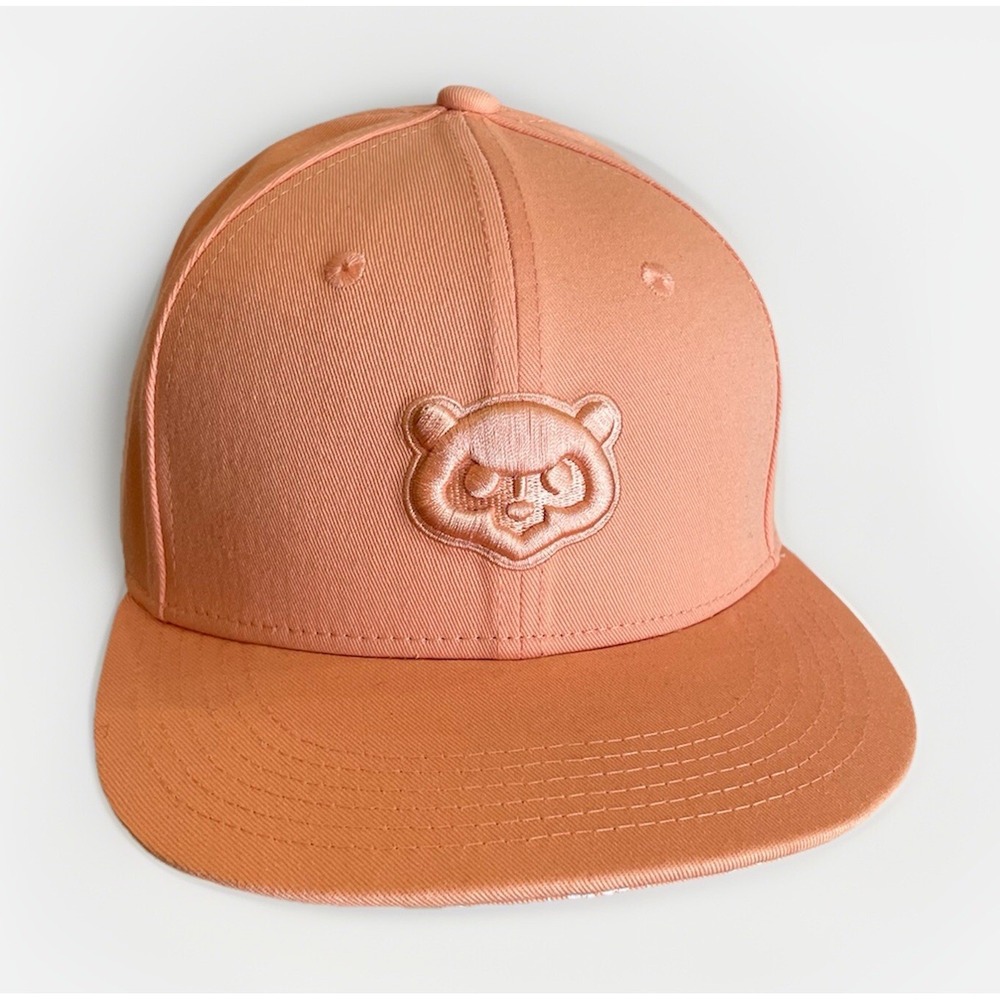 NEW Chicago Cubs 1979 Era Logo Budweiser Embroidered Peach Tan Cap‎ Hat 2023